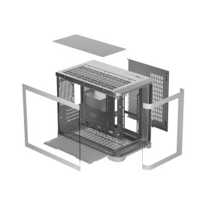 1stPlayer кутия Case mATX - UV6 White