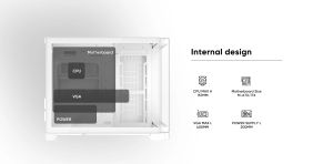 1stPlayer кутия Case mATX - UV6 White