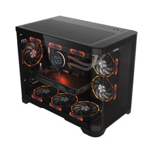 1stPlayer Case mATX - UV6 Black