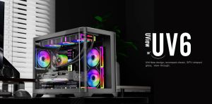 1stPlayer Case mATX - UV6 Black