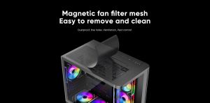 1stPlayer Case mATX - UV6 Black