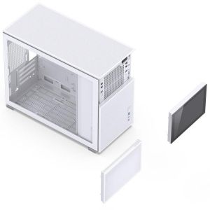 Case Jonsbo D31 Mesh Screen TG, mATX, White