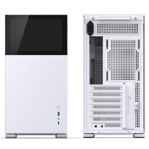 Case Jonsbo D41 Screen TG, mATX, White