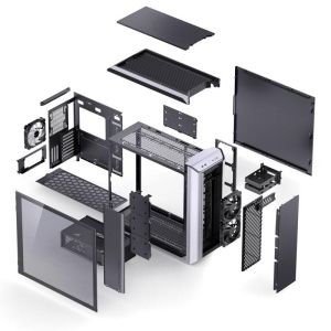 Case Jonsbo D500 TG, Full Tower, Silver