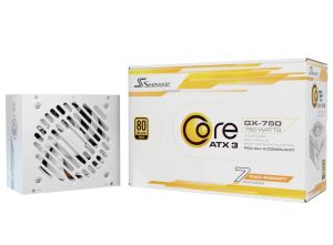 Захранващ блок Seasonic CORE GX White 750W 80+ Gold, Fully Modular, ATX 3.1, PCIe 5.1