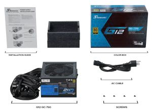 Захранващ блок Seasonic G12-GC-750 V2, 750W, 80+ Gold