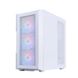 1stPlayer Case ATX - TRILOBITE T7 White - 4 fans included