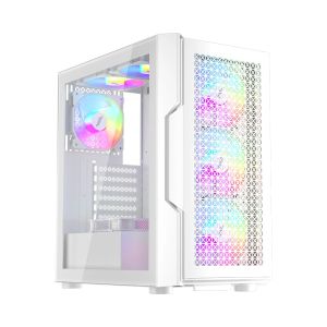 1stPlayer Case ATX - TRILOBITE T7 White - 4 fans included