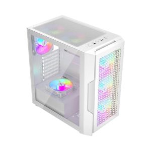 1stPlayer Case ATX - TRILOBITE T7 White - 4 fans included