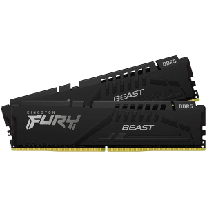 Kingston 32GB 6000MT/s DDR5 CL36 DIMM (Kit of 2) FURY Beast Black EXPO, EAN: 740617345841
