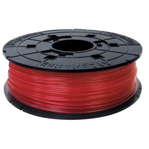 Consumabil pentru imprimanta 3D XYZprinting - filament PLA (NFC), 1,75 mm, ROȘU transparent