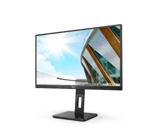 Monitor AOC 24P2QM, 23.8" VA WLED, 1920x1080@75Hz, 4ms GtG, 300cd m/2, 3000:1, 50M:1 DCR, Adaptive Sync, Low Blue Light, FlickerFree, 2Wx2, Tivelt, Tivelt, Tight, Tivelt D-SUB, DVI, HDMI, DP, hub USB