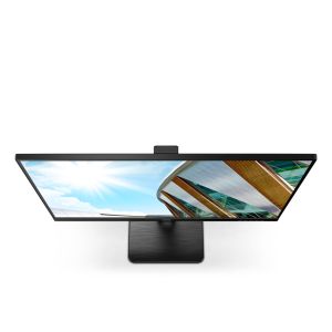 Monitor AOC Q27P2Q, 27" IPS WLED, 2560x1440@75Hz, 4ms GtG, 300cd m2, 1000:1, DCR 50M:1, FlickerFree, Low Blue Light, 2Wx2, Tilt, Height Adjust, HDMI-Swivel, Pivot , DP, hub USB