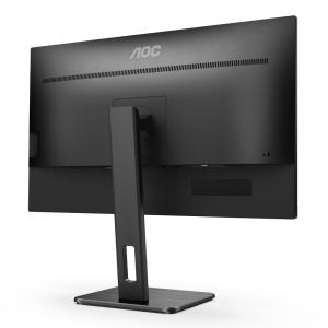 Monitor AOC Q27P2Q, 27" IPS WLED, 2560x1440@75Hz, 4ms GtG, 300cd m2, 1000:1, DCR 50M:1, FlickerFree, Low Blue Light, 2Wx2, Tilt, Height Adjust, HDMI-Swivel, Pivot , DP, hub USB