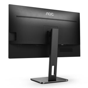 Monitor AOC Q27P2Q, 27" IPS WLED, 2560x1440@75Hz, 4ms GtG, 300cd m2, 1000:1, DCR 50M:1, FlickerFree, Low Blue Light, 2Wx2, Tilt, Height Adjust, HDMI-Swivel, Pivot , DP, hub USB