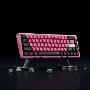 ATK професионална геймърска механична клавиатура Professional Gaming Mechanical Keyboard RS6 Ultra - 8K, Gateron Jade Gaming [Linear] - Sakura Warrior