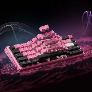 ATK професионална геймърска механична клавиатура Professional Gaming Mechanical Keyboard RS6 Ultra - 8K, Gateron Jade Gaming [Linear] - Sakura Warrior