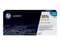 HP original Color LaserJet CE742A Toner cartridge yellow standard capacity 7,300 pages 1-pack
