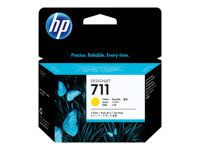 Consumabile HP 711 pachet de 3 cartușe de cerneală galbenă de 29 ml