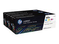 Consumable HP 305A CYM Tri-Pack Laserjet Toner Cartridge