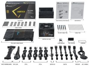 Seasonic захранване PSU ATX 3.1 1200W Gold - VERTEX GX-1200 - 12122GXAFS-ATX3.1