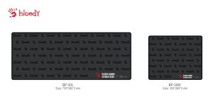 Gaming mouse pad Bloody BP-30L, XL size, 750 x 300 x 3mm
