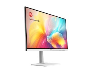 Монитор MSI Modern MD2712PW, 27", 100Hz, 1ms, IPS, 1920x1080 (FHD), 16:9, Flat, HDR Ready, EyesErgo, AG, MSI Display Kit, 117% sRGB, 300 nits, 1000:1, RedDot Winner, 1xHDMI1.4, 1xTypeC DP alt. w/PD (15W), Speakers 2x3W, Pivot, Heigh Adj., VESA, White, 5.8