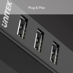 Unitek хъб USB 2.0 HUB 4 port - Y-2140