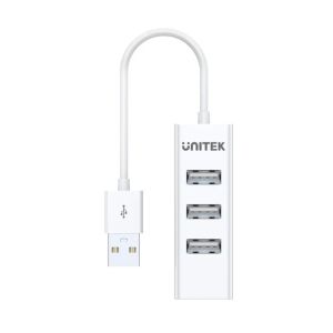 Unitek хъб USB 2.0 HUB 4 port White - Y-2146