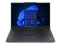 Laptop Lenovo ThinkPad E14 G6 Intel Core Ultra 5 125U (up to 4.3GHz, 12MB), 16GB DDR5 5600, 512GB SSD, 14" WUXGA (1920x1200) IPS AG, Intel Graphics, FHD&IR Cam, Backlit KB, Black, WLAN, BT, 3 cell, FPR, DOS, 3Y Onsite