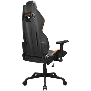 COUGAR Hotrod, Scaun de gaming, Spuma MoldShaping de înaltă densitate, piele Hyper-Dura, Design pentru spătar cu mai multe zone, Pernă lombară cu reglare în sus și în jos, Cotiere 3D, Bază din oțel cu 5 stele, Rotile silentioase, Suport pentru greutate - 