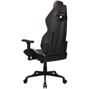 COUGAR Hotrod, Scaun de gaming, Spuma MoldShaping de înaltă densitate, piele Hyper-Dura, Design pentru spătar cu mai multe zone, Pernă lombară cu reglare în sus și în jos, Cotiere 3D, Bază din oțel cu 5 stele, Rotile silentioase, Suport pentru greutate - 