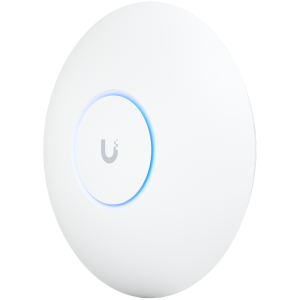 Ubiquiti U7-Pro-Max Ceiling-mounted WiFi 7 AP with 8 spatial streams, 6 GHz support, and a dedicated spectral scanning engine for interference-free WiFi in demanding, large-scale environments