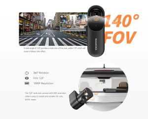 DDPAI Dash Cam Set Mola N3 PRO GPS, Rear Cam included