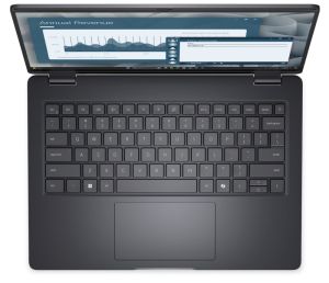 Лаптоп Dell Pro 14 PC14255, AMD Ryzen 5 PRO 230, 14" FHD+(1920x1200) IPS 300nits AG, 1x16 GB DDR5 5600 MT/s, 512 GB SSD, AMD Radeon 760M graphics, FHD HDR IR Cam and Mic, Wi-Fi 6E, FPR, Backlit Kb, Win11 Pro, Magn, 3Y + Dell Pro 14-16 Premium Slim Backpac