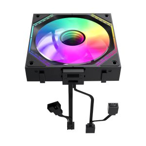 Gamemax Комплект вентилатори Fan Pack 3-in-1 3x120mm - FN12A-S3I Black, Daisy-Chain, Addressable RGB