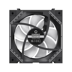 Gamemax Комплект вентилатори Fan Pack 3-in-1 3x120mm - FN12A-S3I Black, Daisy-Chain, Addressable RGB