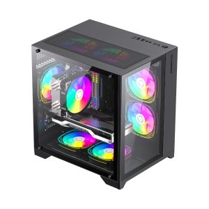 Gamemax кутия Case mATX - Infinity Mini Black