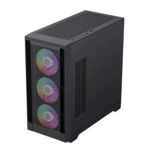 Gamemax кутия Case mATX - DEFENDER MB - Addressable RGB