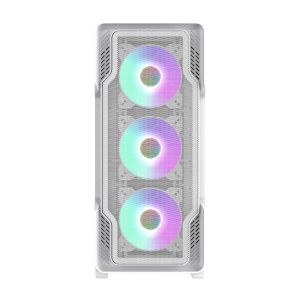 Gamemax кутия Case EATX - SIEGE White - Addressable RGB
