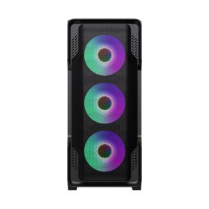 Gamemax кутия Case EATX - SIEGE Black - Addressable RGB