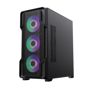 Gamemax кутия Case EATX - SIEGE Black - Addressable RGB