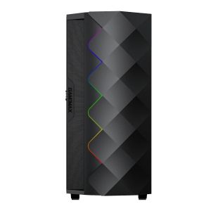 Gamemax кутия Case EATX - Diamond COC Black - Addressable RGB
