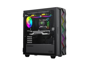 Gamemax кутия Case EATX - Diamond COC Black - Addressable RGB