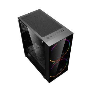 Gamemax кутия Case EATX - Black Hole - Addressable RGB