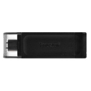 Stick de memorie USB KINGSTON DataTraveler 70, 256 GB, USB-C 3.2 Gen 1, negru