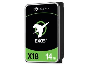 Твърд диск Seagate Exos X18 14TB ( 3.5", 256MB, 7200 RPM, SATA 6Gb/s )