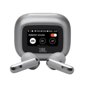 Блутут слушалки-тапи JBL Live Flex 3 - Сребрист