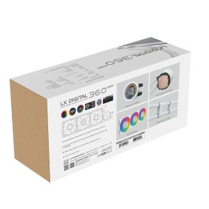 Xigmatek Water Cooling  LK 360 Digital Arctic - LED Display, A-RGB