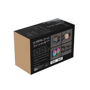 Xigmatek водно охлаждане Water Cooling  LK 240 Digital - LED Display, A-RGB